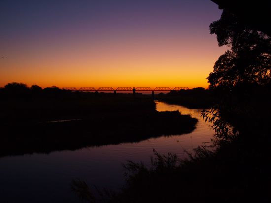 Sonnenaufgang in Skukuza.