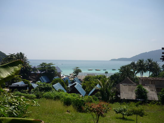 Unsere Aussicht während dem Essen