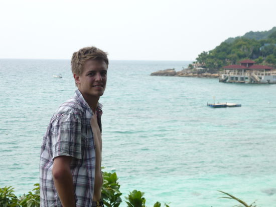 Coral Bay vom Wanderweg aus