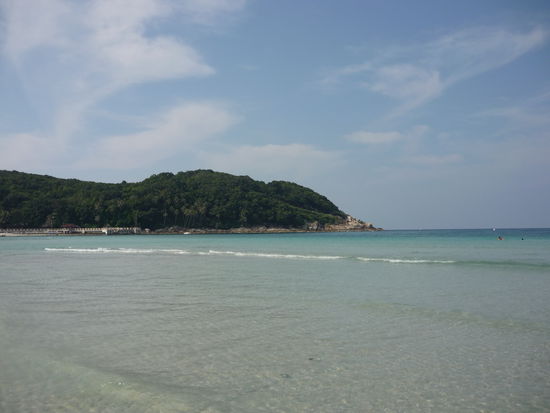 Unser Strand Long Beach - das Wasser glasklar