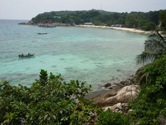 Coral Bay vom Wanderweg aus