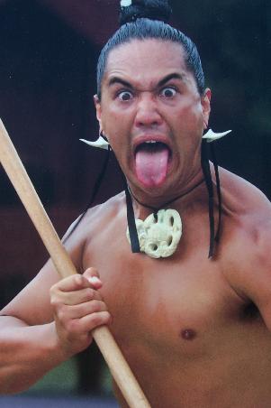 Der Maori-Krieger kann diese aber besser!