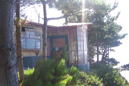 Unser Beach-House direkt am Meer von aussen...