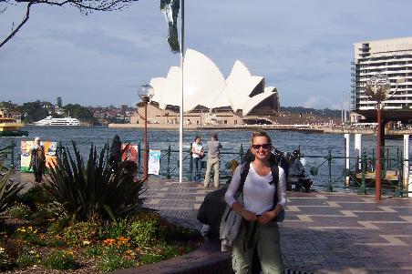 Kriss vor dem Sydney Opera House