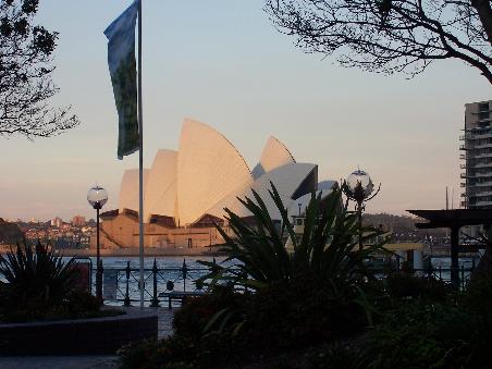 Das Opera House bei Sonnenuntergang