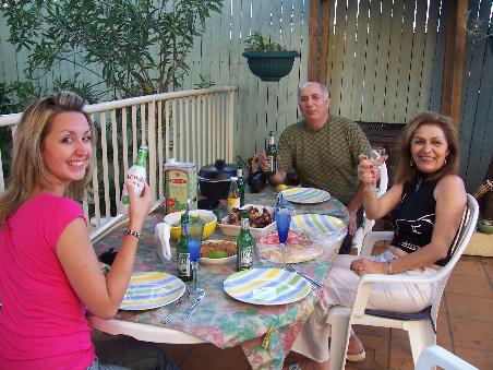 Beim Barbecue mit Edi und Sue!