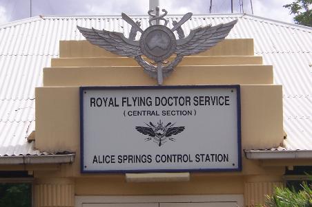The Royal Flying Doctors in Alice Springs!