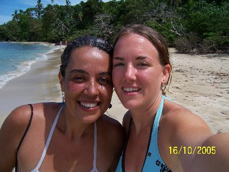 Katrina aus Chile und ich