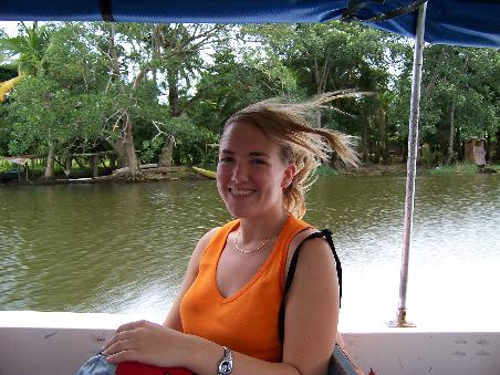 Auf dem Wassertaxi