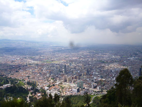 Bogota vom Monserato ( ein berg ) aus
