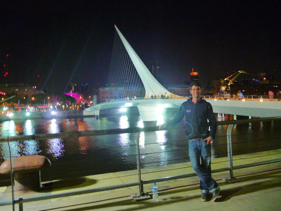Me , in Puerto Madero 