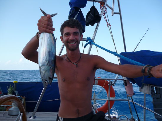 Me and my Tuna  .. i think he dont like me 