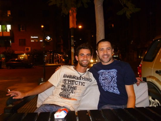 Me and Hernan ( Couchsurfing )