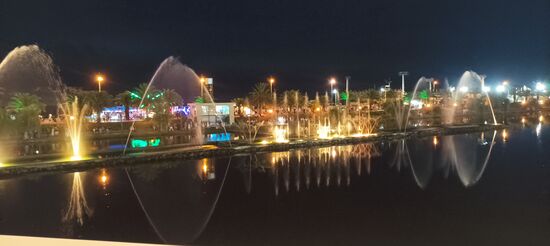 Strandpromenade am Abend