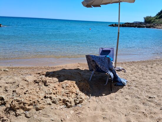 Unsere fast private Strandbucht