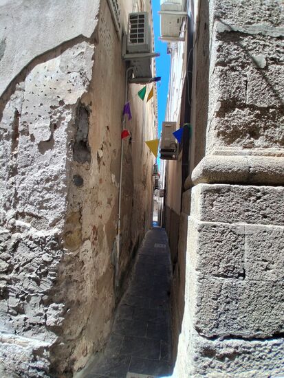 Schmalste Gasse in Pizzo