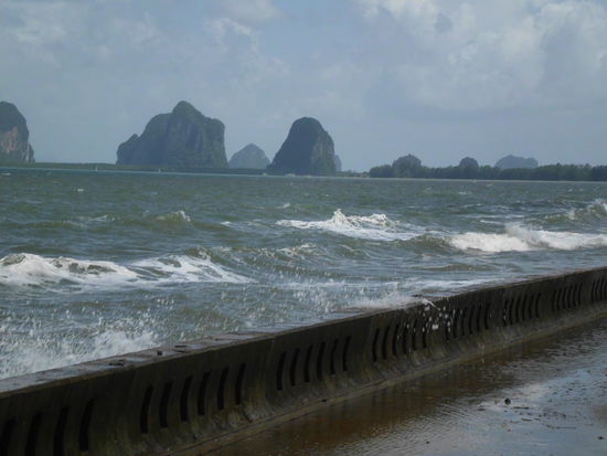 Flut am Pak Meng Beach/Trang