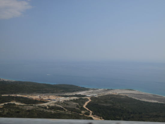 Blick vom Aussichtspunkt am Llogara-Pass