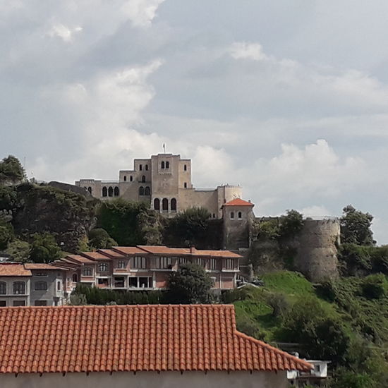 Blick von unserem Balkon zur Burg