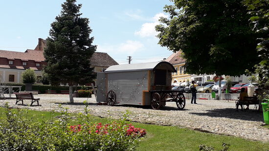 Der Platz vor der Kirchenburg