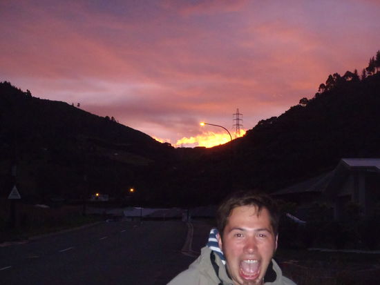 Auf dem Weg zur Sylvester-Party