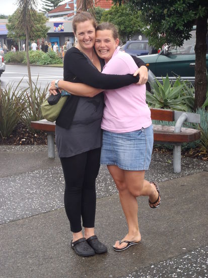 Die beiden Segelfreundinnen nach 7 Jahren vereint