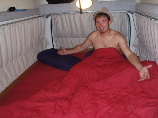 Das letzte Bild aus Neuseeland...natuerlich im Cheapie!!