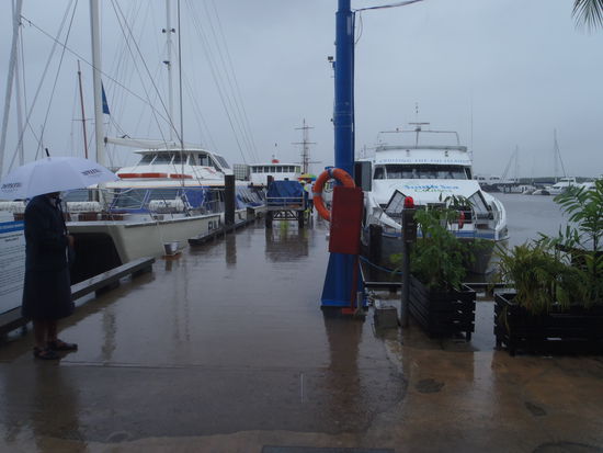 Das waren keine guten Aussichten fuer die Ueberfahrt...