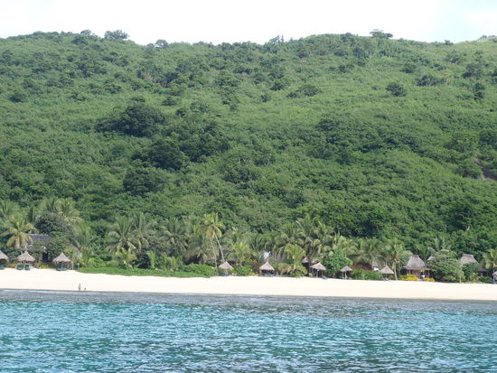 Octopus Resort bei der Anfahrt