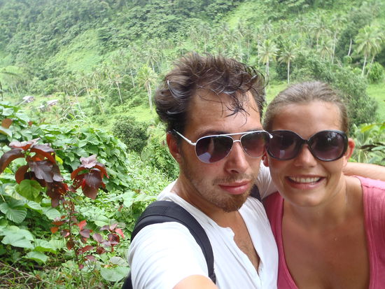 Walk zum Bourma Wasserfall auf Taveuni...wir haben ganz schön geschwitzt!