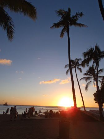 Sunset Waikiki Beach