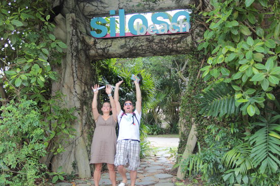 Hello to Sentosa bzw. Silosa Beach on Sentosa