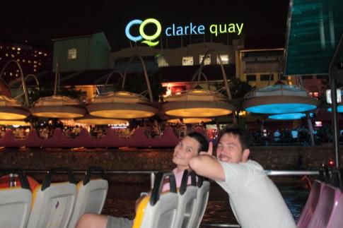 Arrival at Clarke Quay