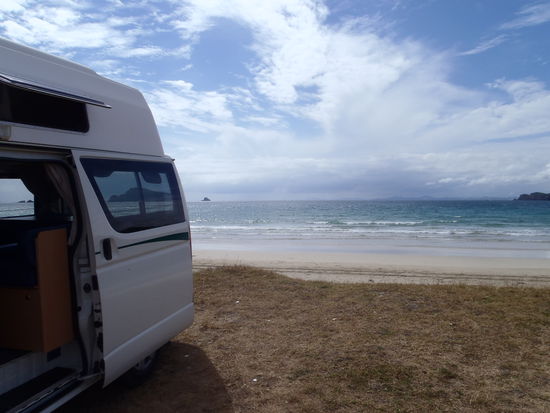 ...ein wenig spaeter sah es dann so aus...es gibt schlimmere Schlafplaetze