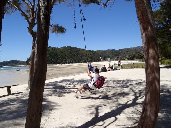 Spielplatz im Abel Tasman Park