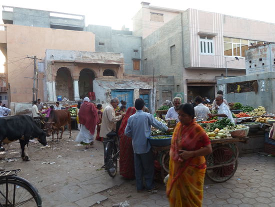 Gemuesemarkt in Bikaner