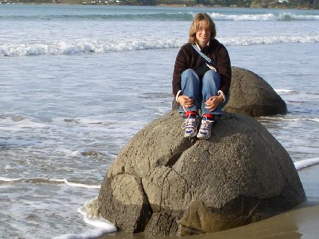 Die Boulder sind nur bei Ebbe zu sehen