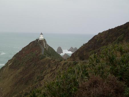 Der Leuchtturm am Nugget Point