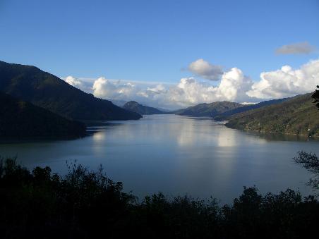 Blick auf den Kenepuru Sound.