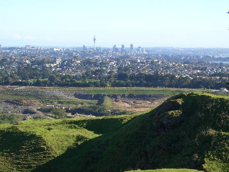 Vom Mt. Wellington hat man einen wunderbaren Blick auf die Skyline von Auckland.