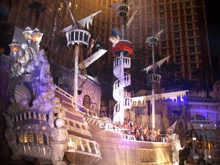 Das Schiff der Sirenen beim Treasure Island Hotel