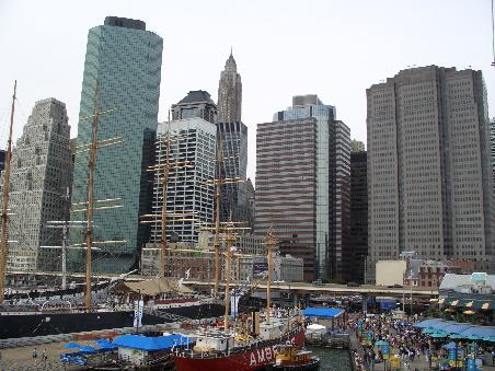 Blick vom Southstreet Seaport