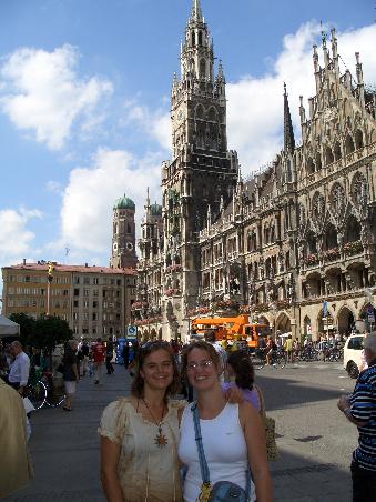 Der erste Besuch am Marienplatz