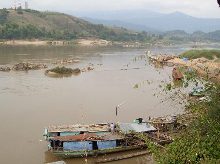 Der Mekong in Houay Xai