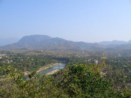 Blick auf Luang Prabang vom Phousi