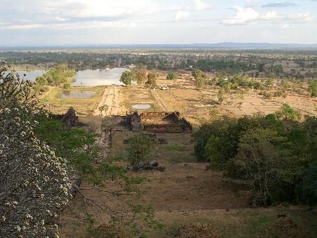 Aussicht vom Vat Phou