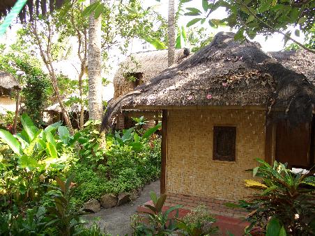 Blick aus unserem Bungalow