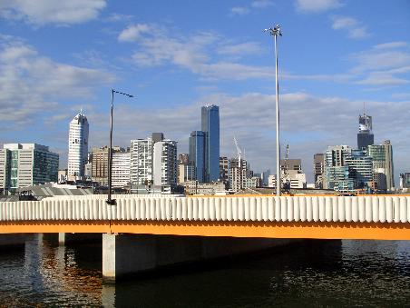 Die Skyline Melbournes