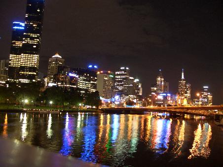 Melbourne by night