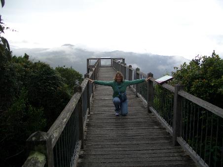 Hanni auf dem Skywalk